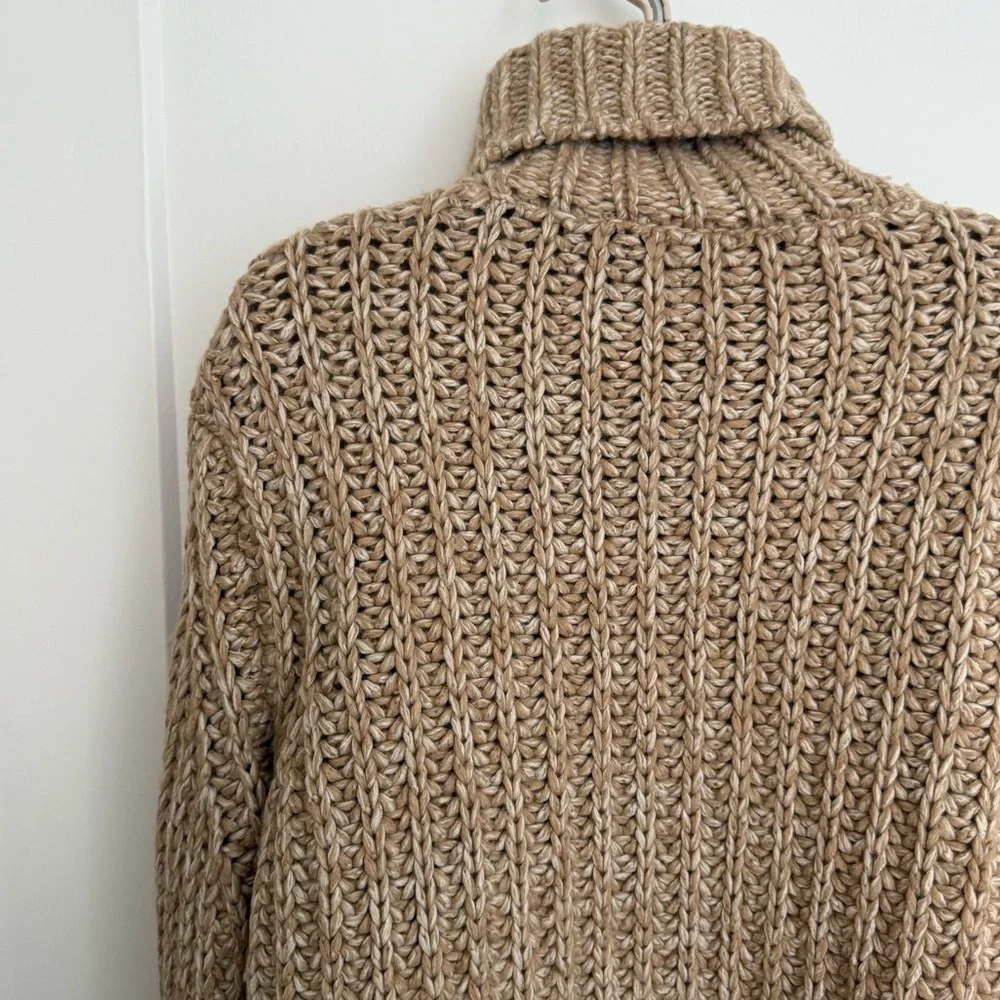 Jenni Kayne - Hudson Turtleneck - Camel Marl